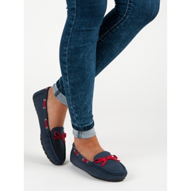 Tullo Stilvolle Wildleder-Loafer blau 1