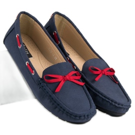 Tullo Stilvolle Wildleder-Loafer blau 2