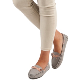 Tullo Stilvolle Wildleder-Loafer grau 2