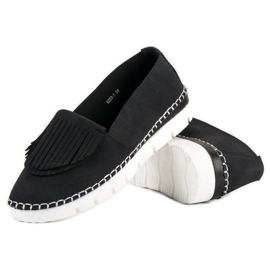 Vices Boho-Slip-On-Schuhe schwarz 2