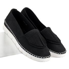 Vices Boho-Slip-On-Schuhe schwarz 1