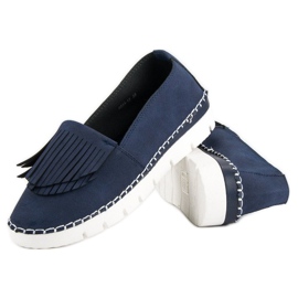 Vices Boho-Slipper blau 2