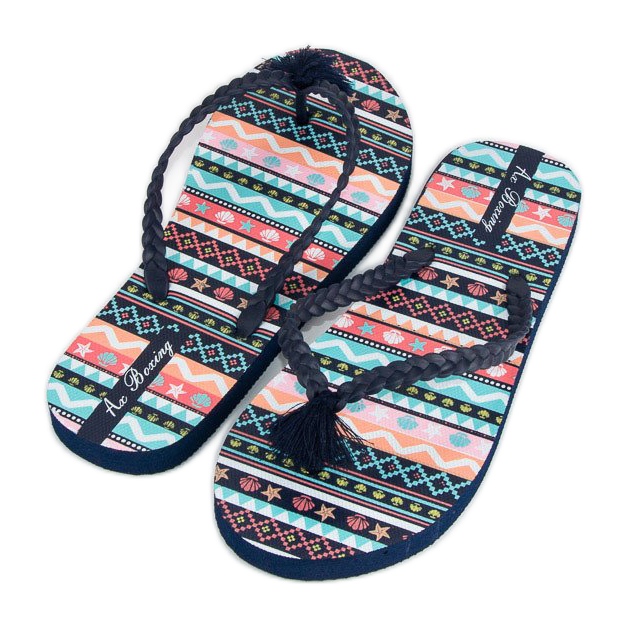 Ax Boxing Flip-Flops blau 2