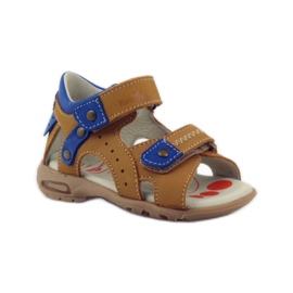 Sandalen mit Klettverschluss Ren But 1471 Honig mehrfarbig blau 1