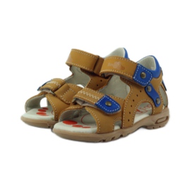 Sandalen mit Klettverschluss Ren But 1471 Honig mehrfarbig blau 3