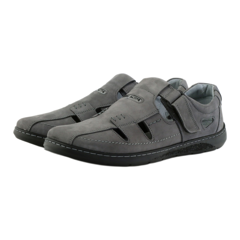 Riko Herrenschuhe Sandalen 851 grau 3
