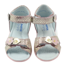 Sandalen Blumen Bartek 31794 rosa gelb 4