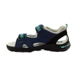 Sandalen für Jungen Bartek 36113 Marineblau navy blau grün grau 2