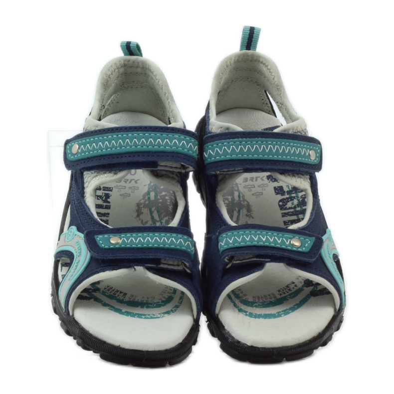 Sandalen für Jungen Bartek 36113 Marineblau grün grau 4