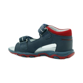 Sandalen mit Klettverschluss Bartek 31825 marineblau rot 2