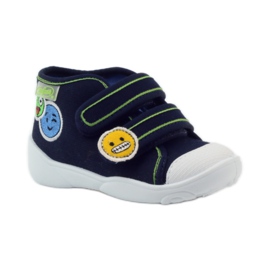 Hausschuhe Jungen Turnschuhe Befado Rüben marineblau 1
