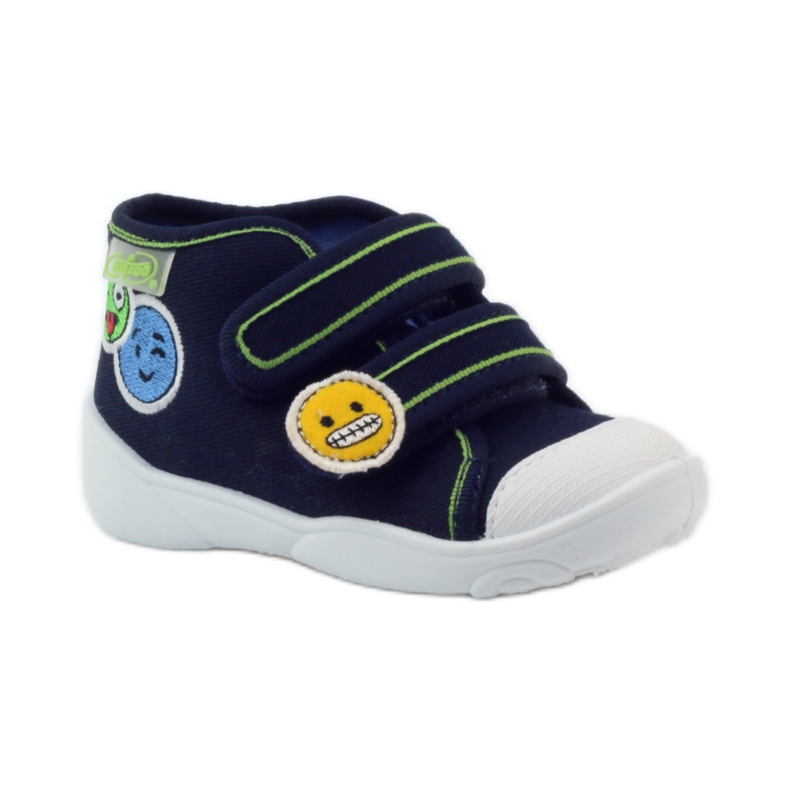 Hausschuhe Jungen Turnschuhe Befado Rüben navy blau 1