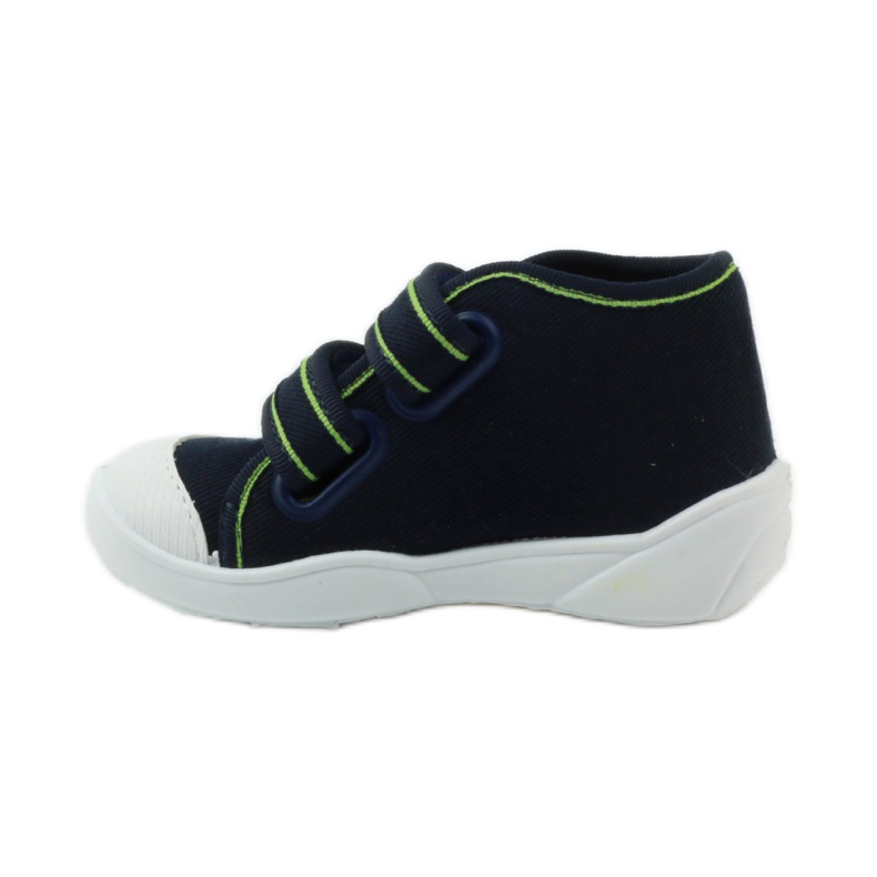 Hausschuhe Jungen Turnschuhe Befado Rüben navy blau 2