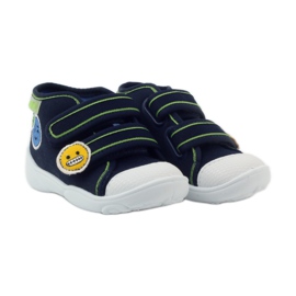 Hausschuhe Jungen Turnschuhe Befado Rüben marineblau 4