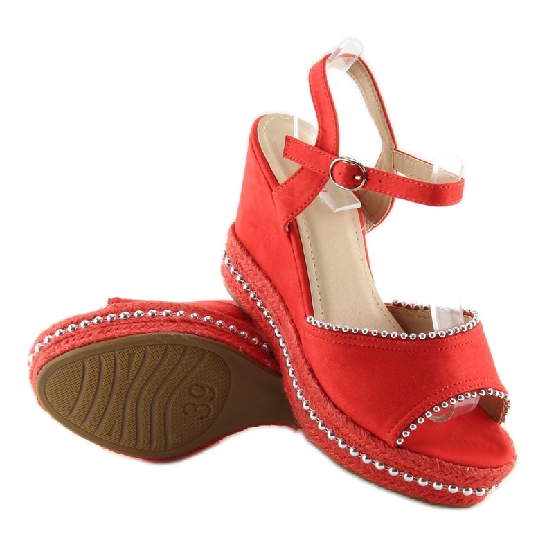 Rote Keilsandalen U-6272 rot 1