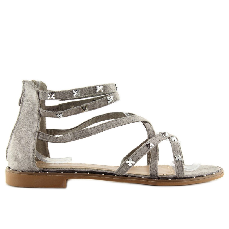 Graue Sandalen für Frauen 358 Grau 2