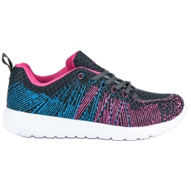 Hasby Leichte Sportschuhe blau rosa marineblau 1