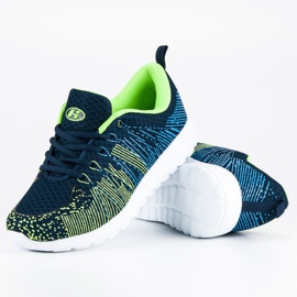 Hasby Leichte Sportschuhe grün marineblau 2