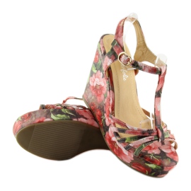 Keilsandalen YX-17 rot 2