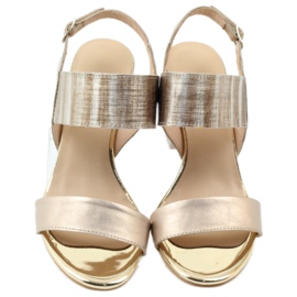 Sandalen auf dem Gamis 3390 Goldpfosten golden 4