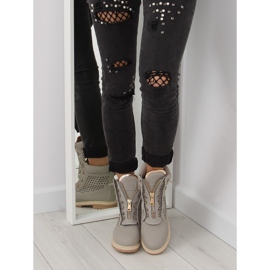 Durchbrochene Balmanas, goldgrauer Schieber R103 Grey 2