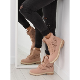 Durchbrochener Balsam, goldener Reißverschluss, R103 Pink rosa 2