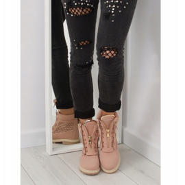 Durchbrochener Balsam, goldener Reißverschluss, R103 Pink rosa 1