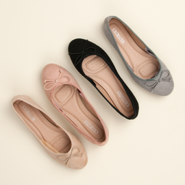 Ch. Creation Ballerinas aus Wildleder schwarz 1