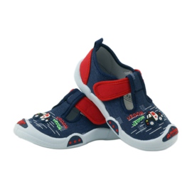 American Club Amerikanische Turnschuhe Kinderschuhe Lederinnensohle rot marineblau 3
