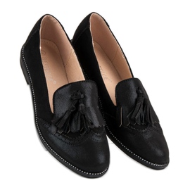 Bestelle Stylischer Damen-Loafer schwarz 1