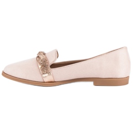 Bestelle Wildlederschuhe mit Kristallen rosa 1