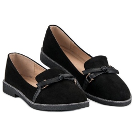 Bestelle Elegante Wildlederschuhe schwarz 2