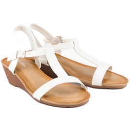 Bello Star Sommersandalen für Damen weiß 2