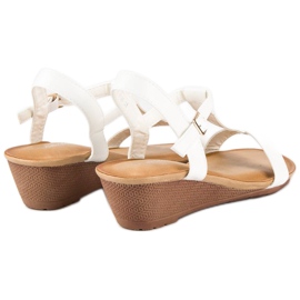 Bello Star Sommersandalen für Damen weiß 1