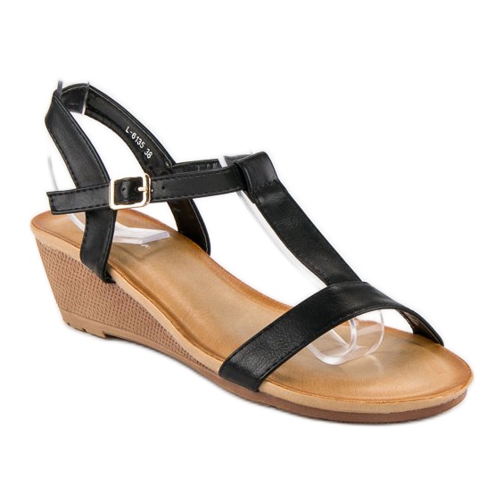 Bello Star Sommersandalen für Damen schwarz 1