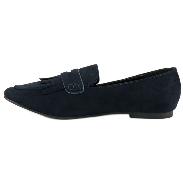 Marineblaue Loafer 1