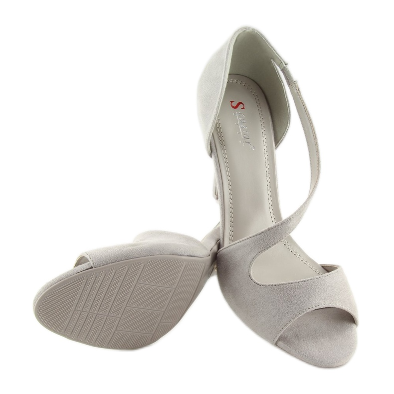 Pumps ausgesetzt asymmetrisch grau C90 grau 2