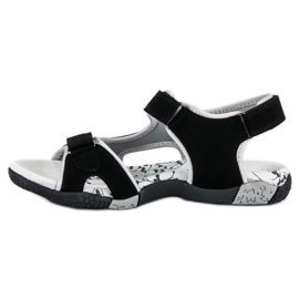 Hasby Sportliche flache Sandalen schwarz 1