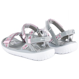 American Club Graue amerikanische Sandalen 1