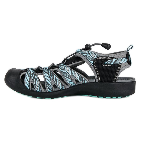 American Club Geschlossene amerikanische Sandalen grau 1