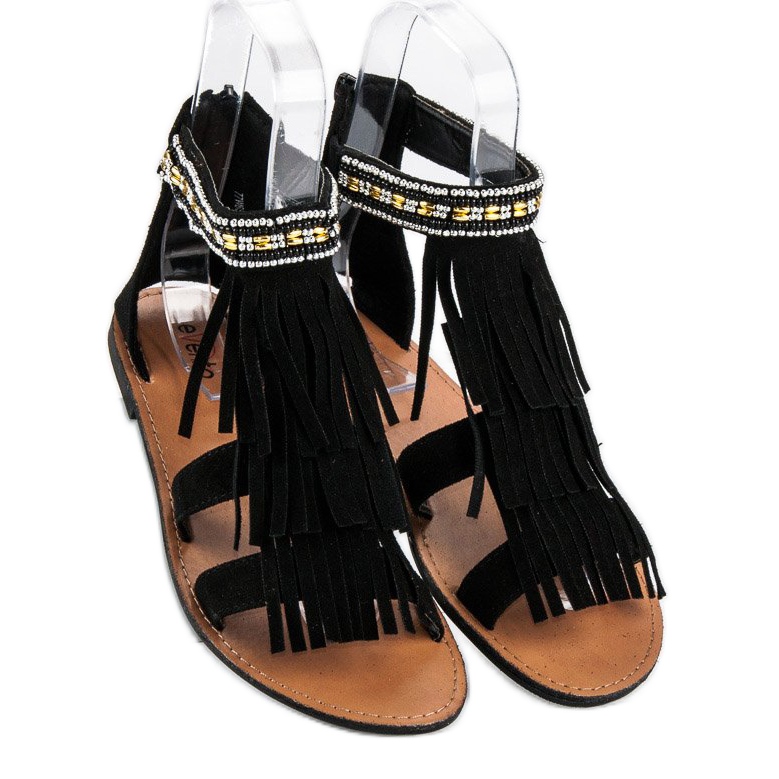 Evento Schwarze Boho-Sandalen 1