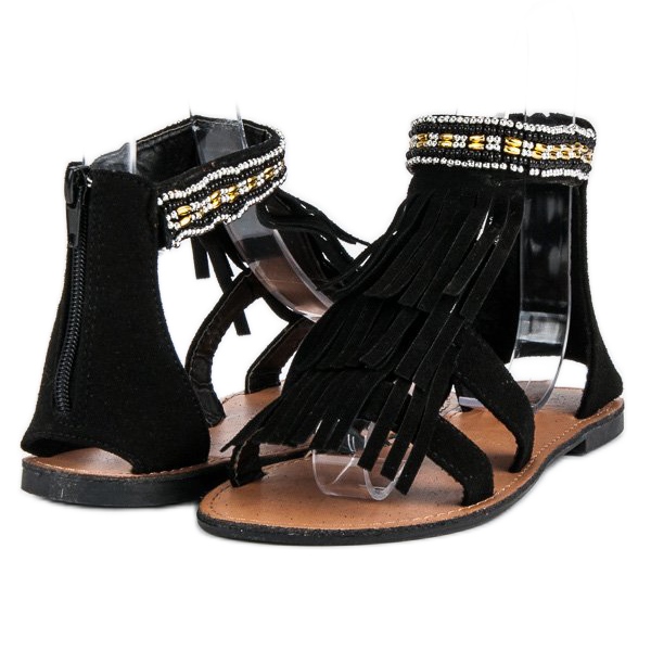 Evento Schwarze Boho-Sandalen 2