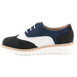 Gebundene Damenschuhe schwarz 2