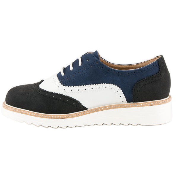 Gebundene Damenschuhe schwarz 2