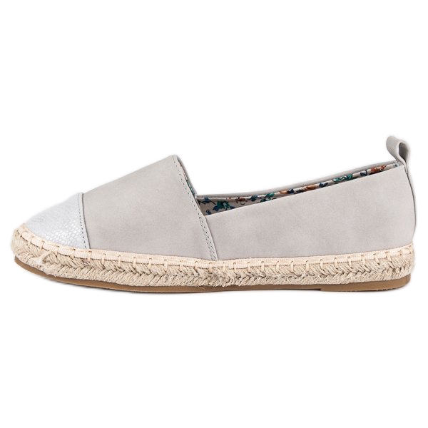 Marquiz Graue leichte Espadrilles 1