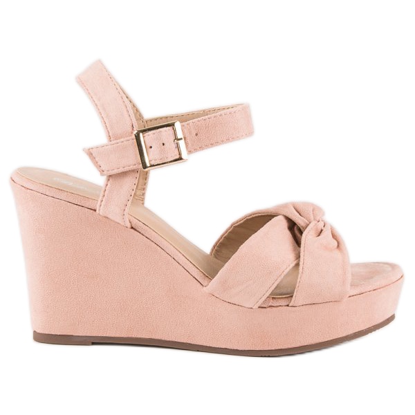 Bello Star Keilsandalen in Rosa 1