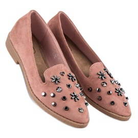 Rosa Lords mit Strasssteinen 1