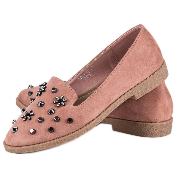 Rosa Lords mit Strasssteinen 2