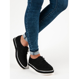 Erynn Schnürschuhe aus Wildleder schwarz 1