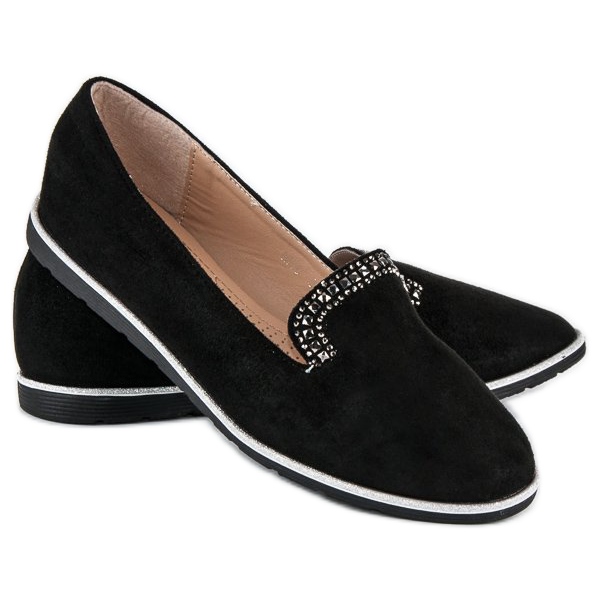 Anesia Paris Schwarze Lords mit Kristallen 2